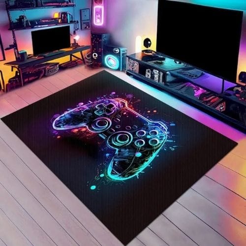 Tapis de Chambre | Gamer Manette jeu - Tapinna® Coloré / Rectangulaire / 40x60cm