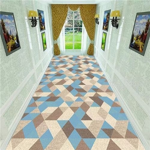 Tapis de Couloir | Long Luxe Européen - Tapinna® Bleu / Rectangulaire / 60x100cm