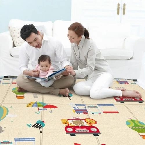 Tapis de Jeu | Pliable Dessin Animé Enfant - Tapinna® Coloré / Rectangulaire / 180x100cm