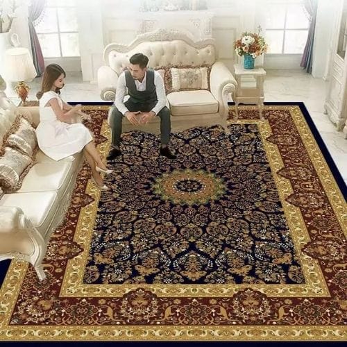 Tapis de Salon | Bohème Vintage Persan Européen - Tapinna® Coloré / Rectangulaire / 40x60cm