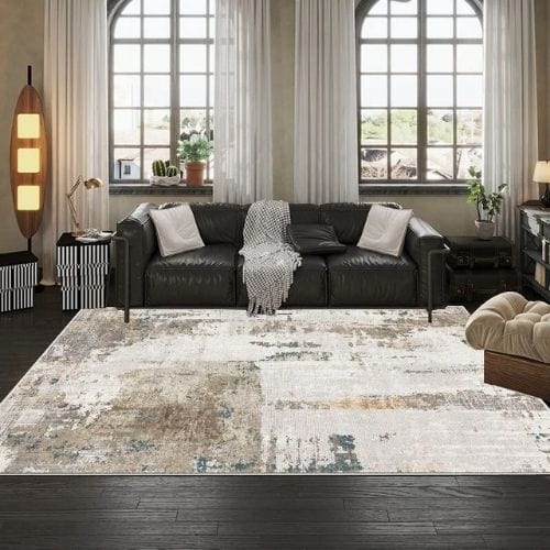 Tapis de Salon | Kilim Moderne Luxe Abstrait - Tapinna® Coloré / Rectangulaire / 50x80cm (Petit Tapis)