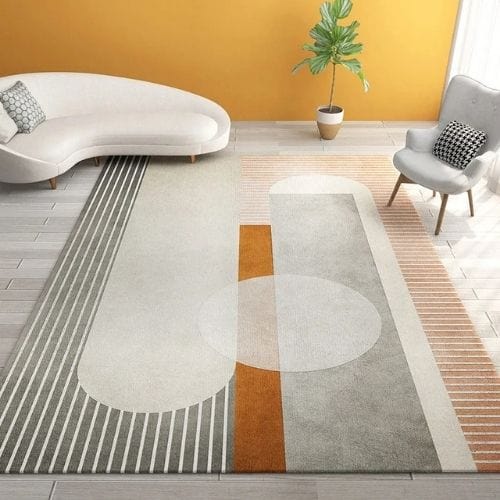 Tapis de Salon | Kilim Moderne Luxe Scandinave - Tapinna® Coloré / Rectangulaire / 80x120cm