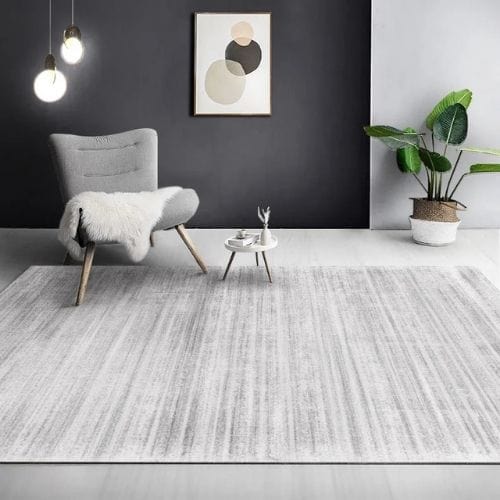 Tapis de Salon | Kilim Moderne Luxe Scandinave - Tapinna® Gris / Rectangulaire / 80x120cm