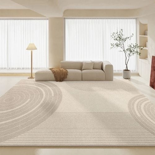 Tapis de Salon | Moderne Luxe Minimaliste Wabi-Sabi - Tapinna® Beige / Rectangulaire / 50x80cm
