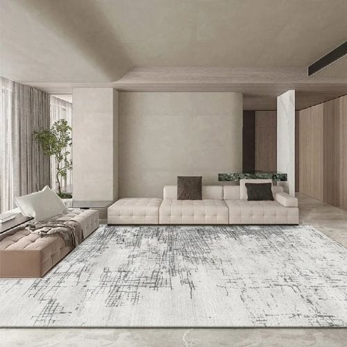 Tapis de Salon | Moderne Scandinave Grande Surface - Tapinna® Gris / Rectangulaire / 80x120cm