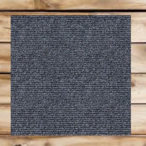 Tapis de Sol | Moderne Auto-Adhésif - Tapinna® Gris / Carré / 30x30cm (1 Pièce)