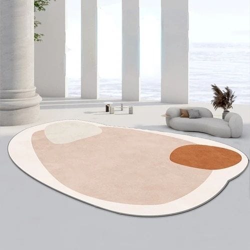 Tapis de Sol | Moderne Scandinave Abstrait Wabi-Sabi - Tapinna® Coloré / Irrégulier / 80x120cm