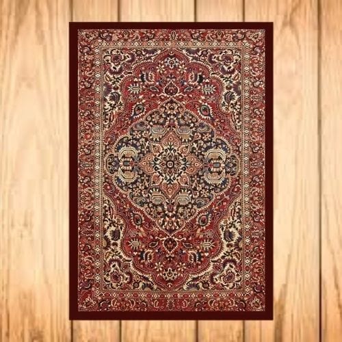 Tapis de Sol | Oriental Bohème Type Persan Rétro - Tapinna® Rouge / Rectangulaire / 40x60cm