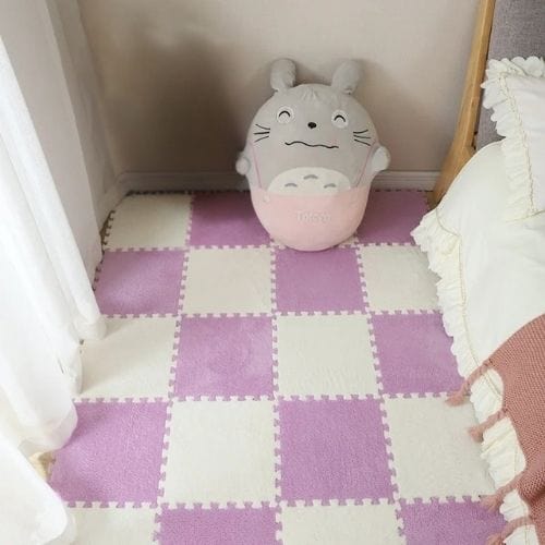 Tapis de Sol | Puzzle Enfant - Tapinna® Violet / Puzzle / 30x30x1cm (4 Pièces)
