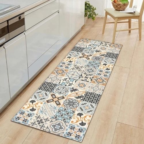 Tapis Salle à Manger | Bohème Persan - Tapinna® Coloré / Rectangulaire / 40x60cm (16x24 Pouces)
