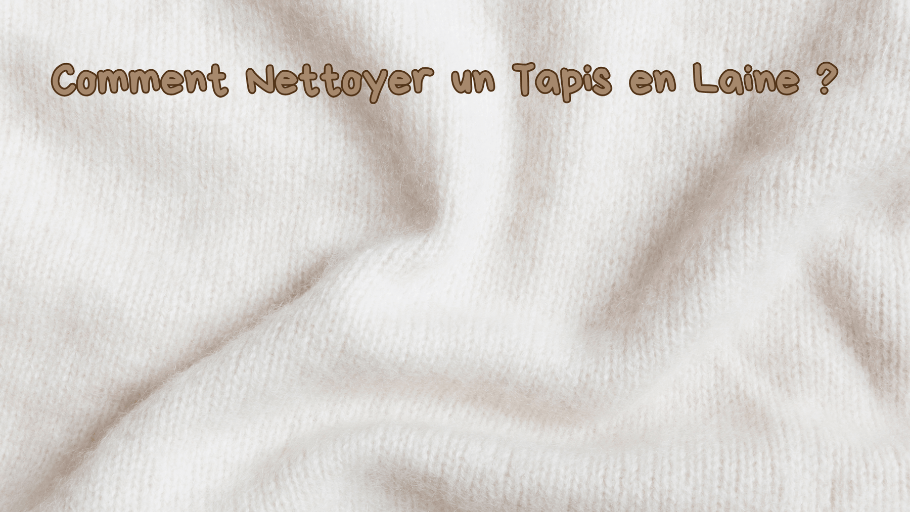 Comment Nettoyer un Tapis en Laine