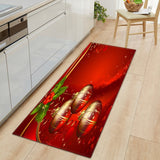 Tapis Runner Noël Fêtes Coloré Cuisine Entrée Lavable 17