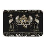Tapis Rectangulaire Imprimé Chat Égyptien Antique – Entrée & Salon 9