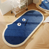 Tapis Runner Ovale Alien Souriant Imitation Cachemire Multicolore 3