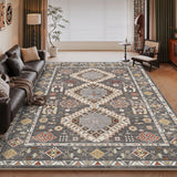 Tapis Persan Bohème Grande Taille Résistant Taches Salon 18