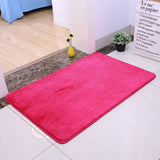 Tapis Rectangulaire Shaggy Uni Multicolore – Salon & Chambre 23