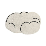 Tapis Forme Nuage Touffeté Crème – Salle de Bain Absorbant 2