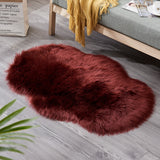 Tapis Ovale Shaggy Uni – Salon, Chambre & Salle de Bain 17