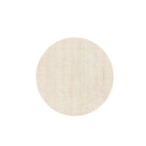 Tapis Rond Luxe Léger Géométrique Abstrait – Beige et Doré 6