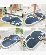 Tapis de Bain Forme Nuage Absorbant – Salle de Bain & Douche 3