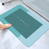 Tapis de Bain Ovale Absorbant Doux – Salle de Bain 7