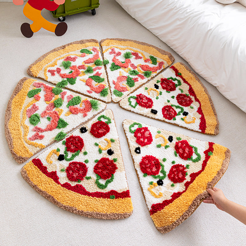 Tapis Forme Pizza Moelleux Absorbant – Cuisine & Chambre Enfant — Tapinna®