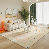 Tapis Imitation Cachemire Pied-de-poule Coloré – Style Nordique 5