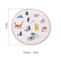 Round Animal Floor Mat