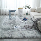 Tapis Shaggy Poil Long Tie-Dye – Dégradé Multicolore | Salon Chambre 7