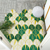 Tapis PVC Géométrique Découpable – Éventails et Hexagones 4