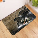 Tapis Rectangulaire Imprimé Loup Réaliste – Entrée & Salon 9