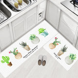 Tapis Runner Cuisine Motifs Botaniques & Colorés – Couloir & Devant Évier 2