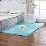 Tapis Rectangulaire Shaggy Imitation Mouton – Chambre & Salon 8
