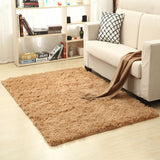 Tapis Rectangulaire Shaggy Uni Moelleux – Salon & Chambre 8