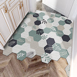 Tapis PVC Géométrique Découpable – Éventails et Hexagones 5