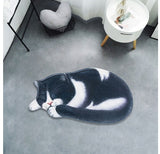 Tapis Forme Chat Antidérapant – Salle de Bain & Cuisine 5