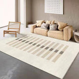 Tapis Rectangulaire Polyester Motif Abstrait Luxe Léger – Salon & Chambre 8