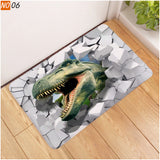Tapis Rectangulaire Imprimé Loup Réaliste – Entrée & Salon 6