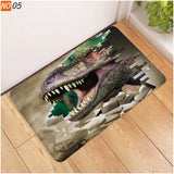 Tapis Rectangulaire Imprimé Loup Réaliste – Entrée & Salon 6