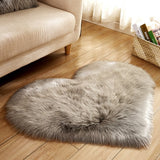 Tapis Forme Cœur Shaggy Poil Long Ultra Doux – Chambre & Salon 17