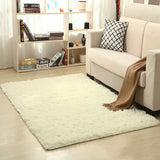 Tapis Rectangulaire Shaggy Uni Moelleux – Salon & Chambre 7