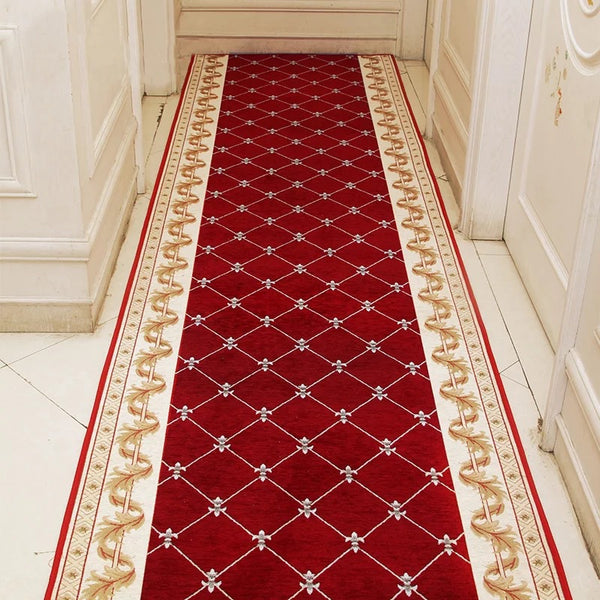 Tapis Runner Couloir Persan Classique Rouge & Bleu – Couloir & Escalier