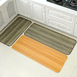 Tapis de Cuisine Imperméable Motif Bois – Runner Antidérapant 3