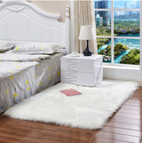 Tapis Rectangulaire Shaggy Imitation Mouton – Chambre & Salon 12