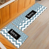 Tapis Runner Cuisine Motifs Géométriques Colorés Set 2 Pièces 10