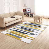 Tapis Rectangulaire Géométrique Moderne – Salon & Chambre 6