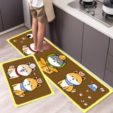 Tapis de Cuisine Imprimé Manga Cartoon – Coloré et Ludique 3