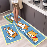 Tapis de Cuisine Imprimé Manga Cartoon – Coloré et Ludique 5
