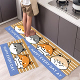 Tapis de Cuisine Imprimé Manga Cartoon – Coloré et Ludique 6
