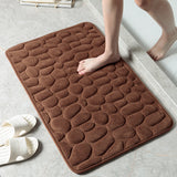 Tapis Mémoire de Forme Salle de Bain – Motif Galets 3D Absorbant | Douche 6